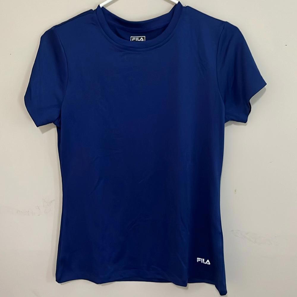 Blue FILA Athletic Shirt Breathable